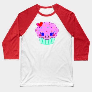 Cloud Cupcake Baseball T-Shirt